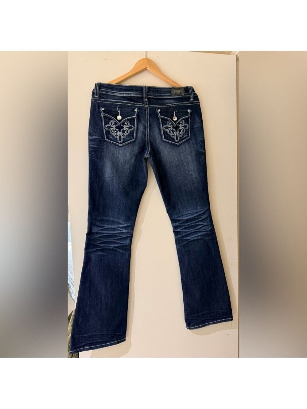 ZCO Jeans Size 13 Rhinestone Dark Wash